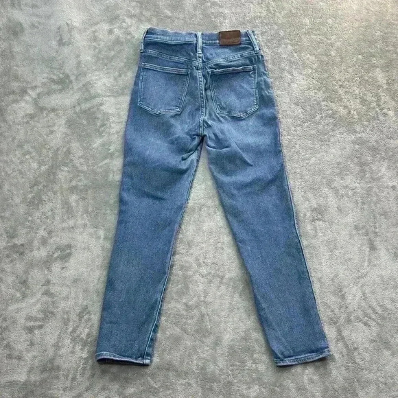 Madewell Jeans Women's 27 10 inch High- Rise Skinny Crop Denim Blue - Picture 10 of 11